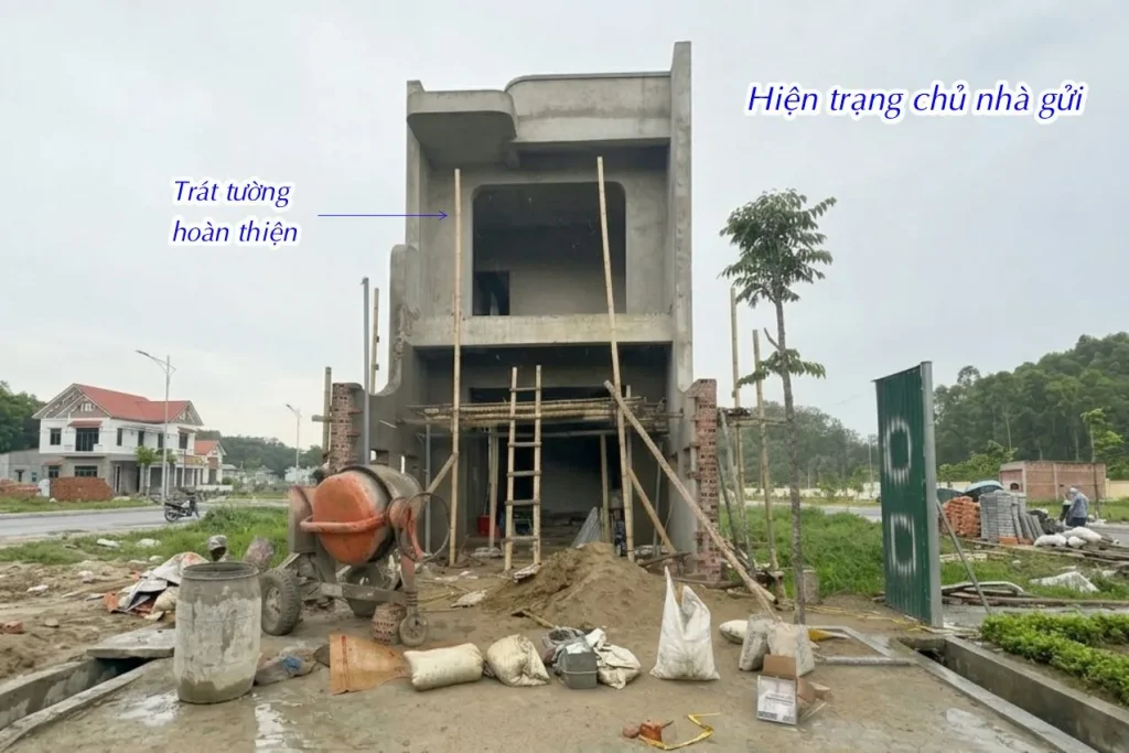 Thực tế trước khi lên ý tưởng màu sơn nhà đẹp