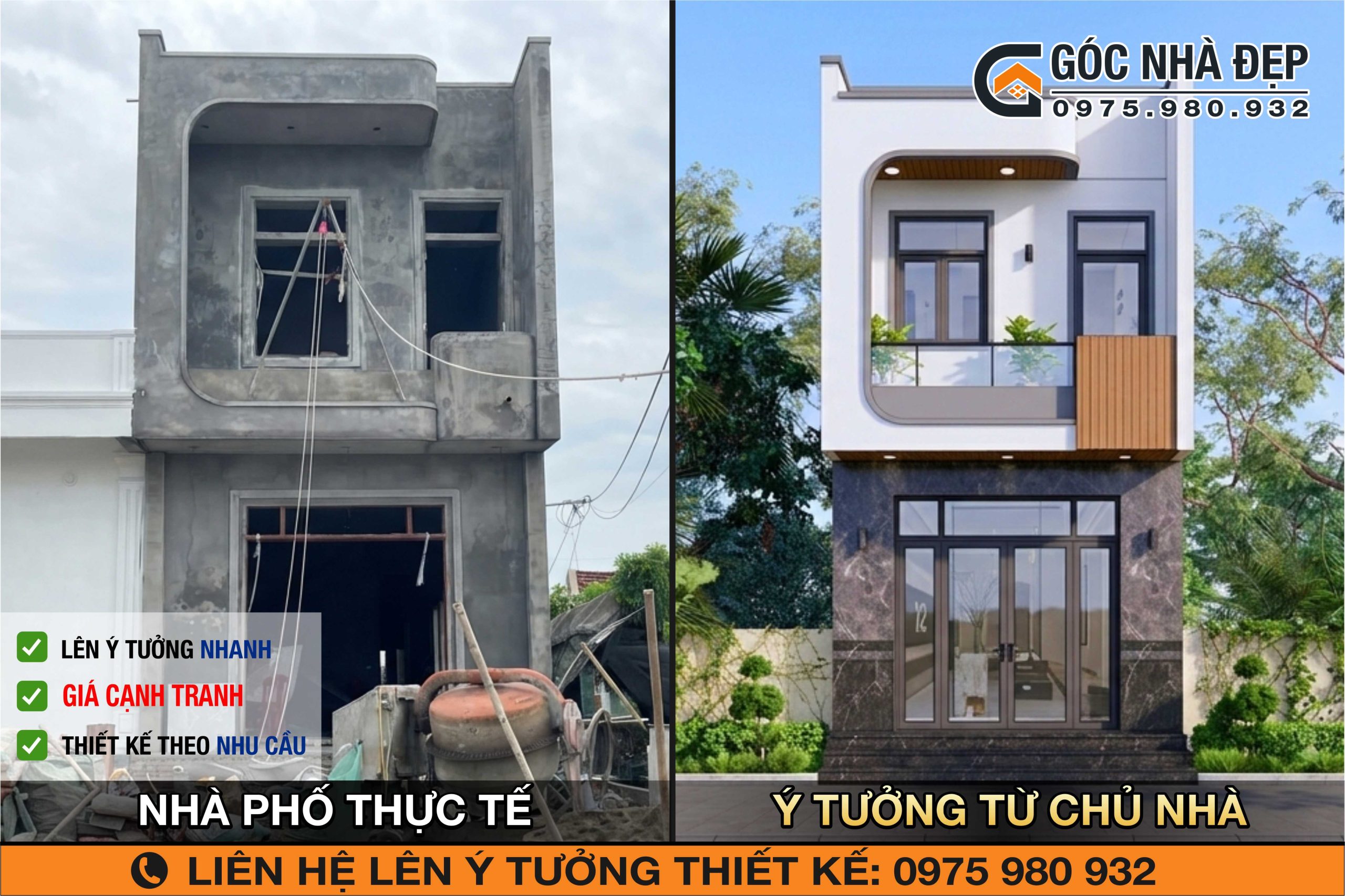 Phối màu sơn nhà phố hiện đại 2026